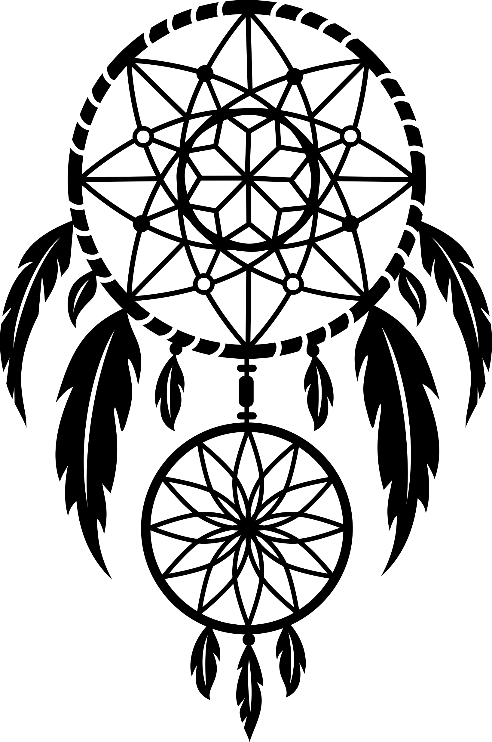 Dream Catchers 7 Stencil Svg Vector Free Vectors